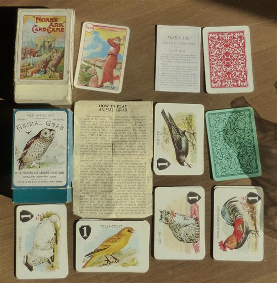 Two card games by De La Rue & Co, London.